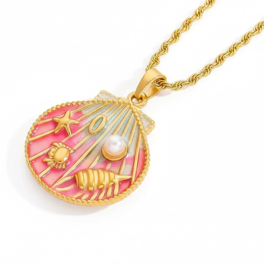 SEA GIRL PENDANT NECKLACE