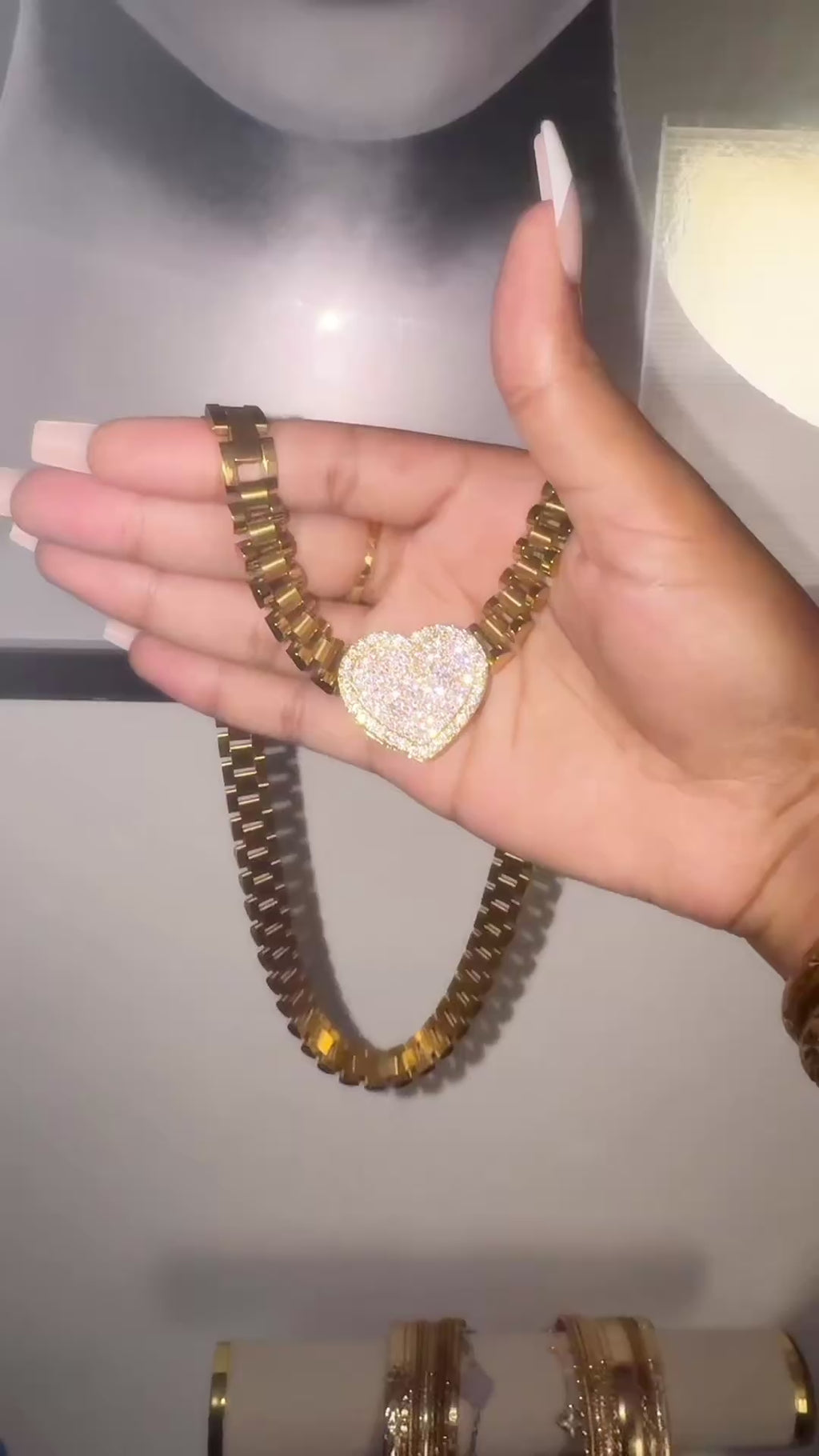 ⤷ROLEX H3ART NECKLACE ᯽